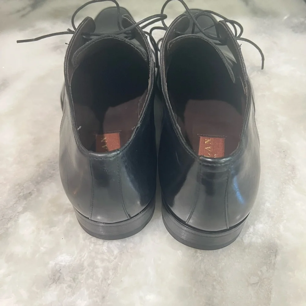 Mezlan Vancouver Black Leather Oxford Dress Shoes Men’s 11M Spain Vero Cuoio
